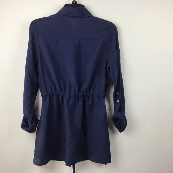 Jacket, Overblouse, SP, Navy - Picture 4 of 5